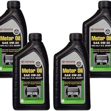 TOYOTA Genuine OEM 00279-0WQTE-01 Oil (4 QUARTS)