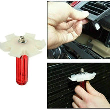 Aoile Automotive Air Conditioning Fin Cleaner Comb Conditioning Condenser Cooling Brush Radiator Comb Green OPP