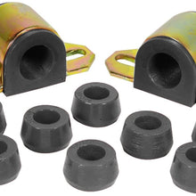 Prothane 1-1101-BL Black Front 15/16" Front Sway Bar Bushing Kit for Jeep CJ5 and CJ7