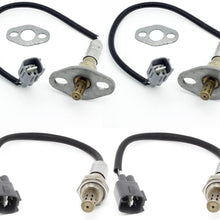 Kwiksen 4pcs Oxygen Sensor Upstream Downstream O2 Sensor 1 2 Replacement for Toyota Tundra SR5 4.7L RWD 2000-2002/Toyota Tundra Limited-4.7L RWD 2001-2002/Lexus LX470 Base 4.7L 1998-2002