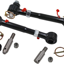 Adjustable Front Swaybar Quicker Disconnect System Replace for JKS #2034 fit for Jeep Wrangler（2007-2018） & for Wrangler Unlimited JK With 2.5" - 6" of Lift;Not compatible with aftermarket swaybars.
