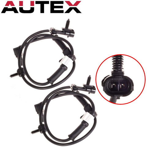 Autex ABS Wheel Speed Sensor Front Left & Right 19181873 ALS482 Compatible with Cadillac Escalade & Escalade ESV & Escalade EXT/Chevrolet Avalanche 1500 & Express 1500 & Express 2500 & Silverado 1500