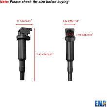 ENA Set of 8 Ignition Coil Compatible with 2004-2017 BMW 550I 650I 745I 745LI 750I Alpina B6 XDrive B7 Gran Coupe M5 M6 M6 X5 X6 4.4L 4.8L