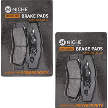 NICHE Front Left/Right Brake Pad Set For Yamaha 2HC-25805-00-00 Semi-Metallic 2 Pack