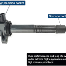 30520-PNA-007 Ignition coil Pack 4Pcs 099700-070 Replacement for L4 2.4L 2003-2007 Honda Accord 2003-2011 Honda Acura RSX legend L4 2.2L 2004-2005 S2000 Honda Element CR-V UF311 UF583 C1382 6732301