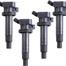 MAS Ignition Coils compatible with Toyota Celica GT Corolla Matrix MR2 Pontiac Vibe Chevy Prizm L4 1.8L UF247 C1249 UF315 Pack of 4