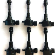 Motorhot Pack Of 6 Ignition Coil Black fit for 02-04 Infiniti 02-12 Nissan Compatible with UF349 C1406