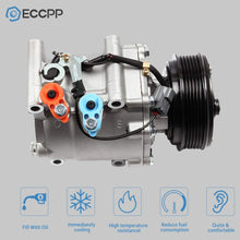 ECCPP Compatible with AC Compressor with Clutch 2001 H-onda Civic A-cura EL 1.7L 1997-2001 H-onda Prelude 2.2L CO 10541AC