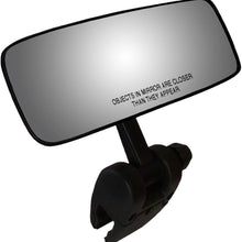 CIPA 11083 COMP II Black 4" x 11" Marine Mirror