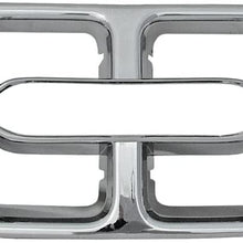 Bully GI-07 Triple Chrome Plated ABS Snap-in Imposter Grille Overlay, 1 Piece