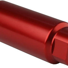 Aeromotive 12316 Filter, In-Line, 100-Micron Stainless Mesh Element, 3/8" NPT Port, Bright-Dip Red, SS Series, 1-1/4" OD