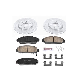Power Stop K6321 Front Brake Kit with Drilled/Slotted Brake Rotors and Z23 Evolution Ceramic Brake Pads