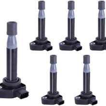 Motorhot Pack of 6 Ignition Coils fit for Acura CL RL TL Honda Accord Odyssey V6 Compatible with UF242
