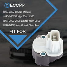 ECCPP Throttle Position Sensor TPS Fit for 1997-2007 Dodge Dakota, 1995-2007 Dodge Ram 1500, 1997-2003 2006 Dodge Ram 2500, 1997-2006 Jeep Grand Cherokee 5017479AA Automotive Replacement Sensor