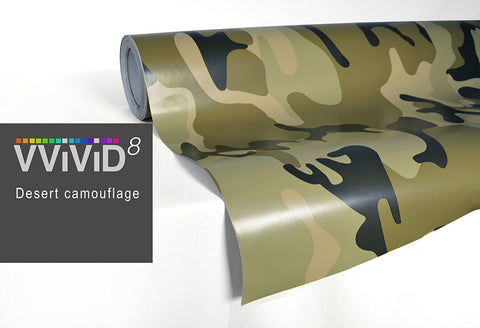 VViViD XPO Desert Camo Vinyl Car Boat Vehicle Wrap 5ft x 3ft Vinyl Car Boat Vehicle Wrap Self Adhesive Stretch Conform Decal DIY