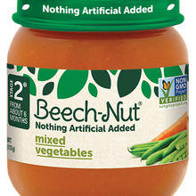 (10 Pack) Beech-Nut Stage 2, Mixed Vegetables Baby Food, 4 oz Jar