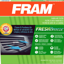 FRAM Fresh Breeze Cabin Air Filter CF11173 with Arm & Hammer Baking Soda, for Select Nissan Vehicles