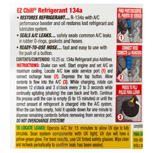 EZ Chill R-134a Refrigerant With Leak Sealer and UV Dye, 10.25 oz