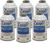 ZeroR® MAX Dry R134a_ & R12_ AC Drying Agent for Rust Prevention & Corrosion use in 4 oz cans (Made in USA) - 6 Cans