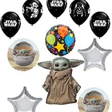 Star Wars Mandalorian the Child Birthday Party Supplies Baby Yoda Balloon Bouquet Decorations