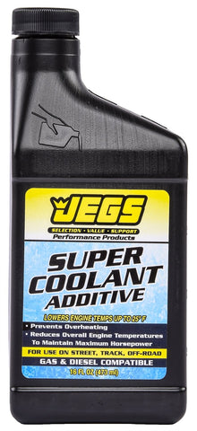 JEGS 72324 Racing Coolant Additive 16 oz. Treats 12-20 quarts Lower Engine Tempe