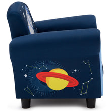 Delta Children Space Adventures Blue, Upholstered Sculpted Chair