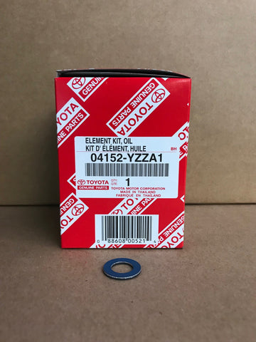 OEM Toyota Oil Filter 04152-YZZA1 & Gasket 90430-12031