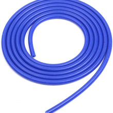 BLACKHORSE-RACING Universal Silicone Vacuum Hose Tube High Performance Pipe 10 Feet Length (1/8 inch / 3mm, Blue)