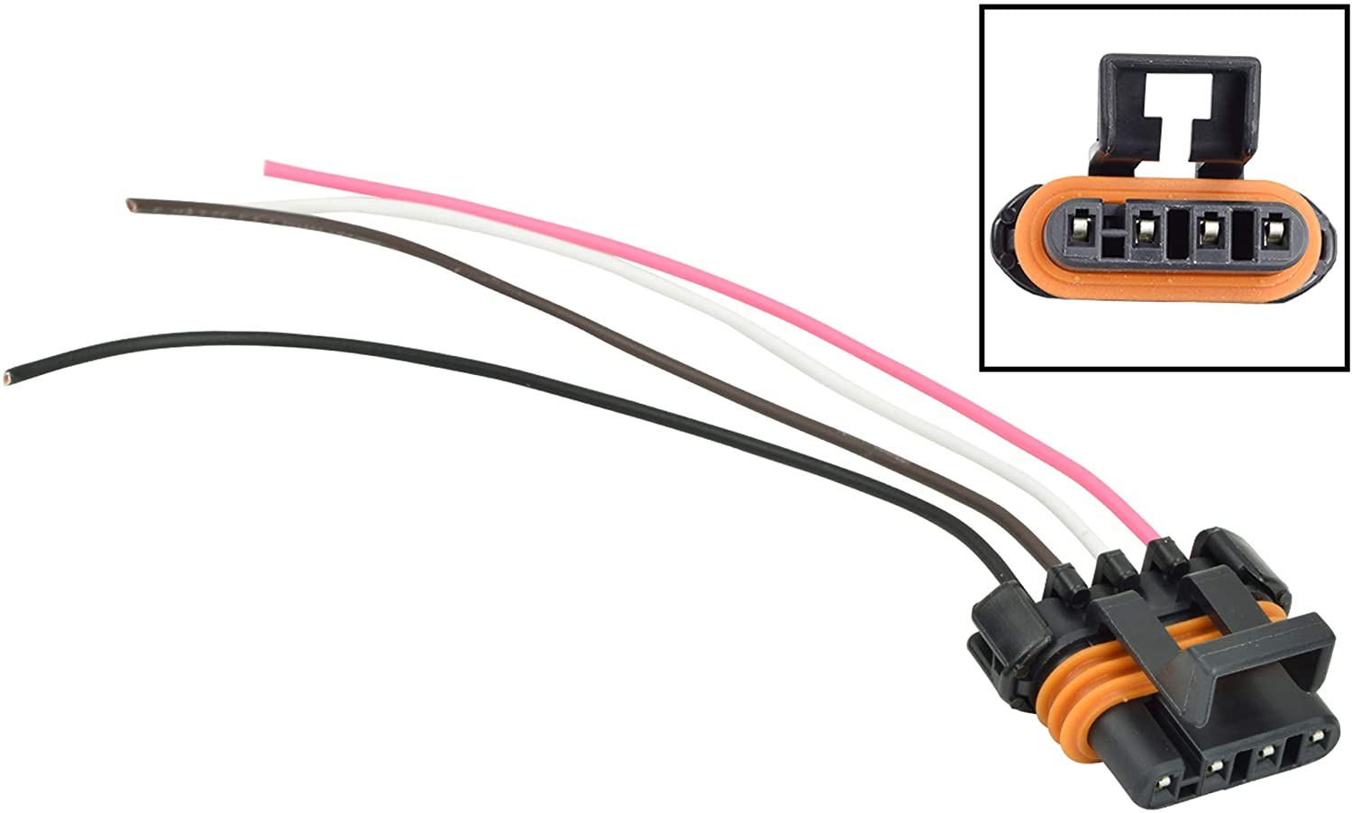 ICT Billet Holley Smart Coils IGN-1A 5-Wire Ignition Coil Harness Pigtail Connector AMP EFI LS WPCIL29