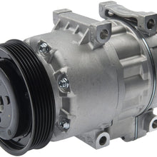 New Mando 10A1099 AC Compressor with Clutch Original Equipment (Pre-filled Oil)