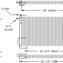 CPP Air Conditioning Condenser for Nissan Pathfinder, Xterra NI3030159