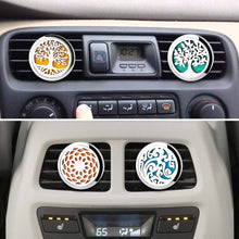 4 PCS Car Essential Oil Diffuser Vent Clip,Car Aromatherapy Diffuser Stainless Steel Locket with 44 Refill Pads