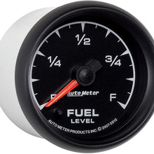 Auto Meter 5910 ES 2-1/16" Universal Stepper Full Sweep Electric Fuel Level Programmable Empty - Full Range Gauge