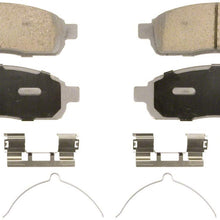 Wagner ThermoQuiet QC1083 Ceramic Disc Pad Set With Installation Hardware, Front