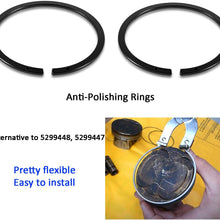 Piston Ring Compressor Tool 5.4" bore and Anti-Polishing Ring Adapter Set Alternative to 5299448 PT-7040 for Cummins ISX Caterpillar 3400 CAT C15