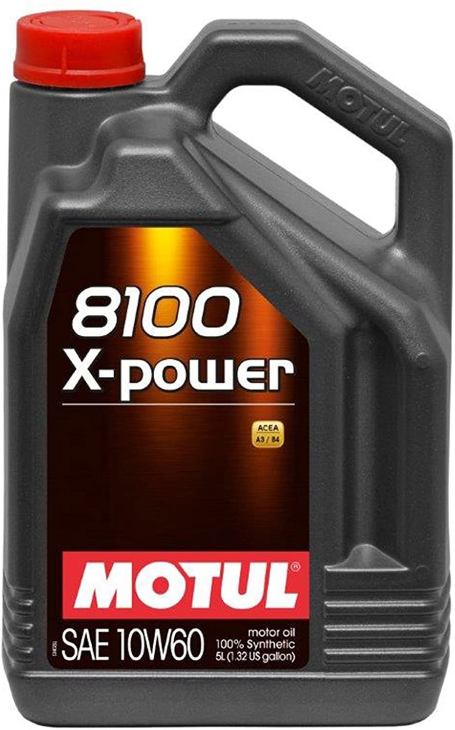 Motul 106144-4 8100 X-Power 10w60 Case4x5 Liter, 676.2 Fluid_Ounces