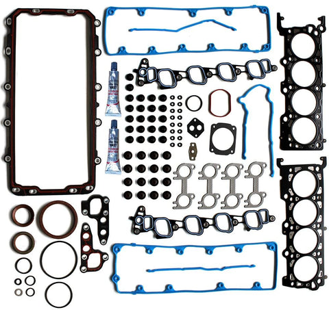 ECCPP Engine Full Head Gasket Bolts Sets for Automotive Full Head Gasket Kits for Ford Expedition F-150 F-250 E150 Econoline 1997 1998 1999 4.6L V8 SOHC