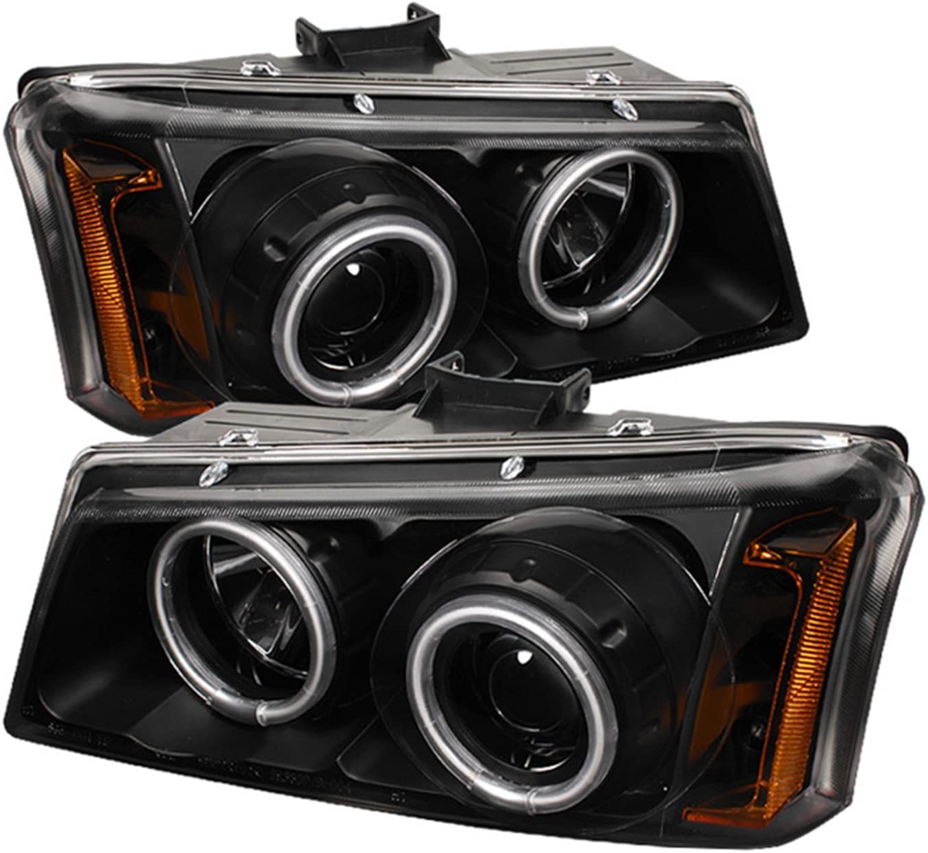 Spyder Auto Chevy Silverado 1500/2500/3500 Black CCFL Projector Headlight