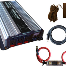 VertaMax Pure SINE Wave 500 Watt (1000W Surge) 12V Power Inverter DC to AC Power - Solar, RV, Car, Off Grid