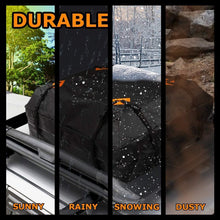 VaygWay Rooftop Cargo Carrier Bag –Waterproof Car Roof Cargo Bag – Heavy Duty 15 Cubic Feet – Universal Car SUV Camping Bag