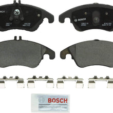 Bosch BP1342 QuietCast Premium Semi-Metallic Disc Brake Pad Set For: Mercedes-Benz C250, C300, C350, CLS400, E250, E300, E350, E400, E550, SLC300, SLK250, SLK300, SLK350, Front