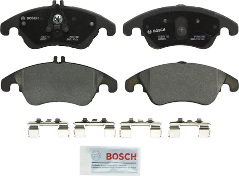 Bosch BP1342 QuietCast Premium Semi-Metallic Disc Brake Pad Set For: Mercedes-Benz C250, C300, C350, CLS400, E250, E300, E350, E400, E550, SLC300, SLK250, SLK300, SLK350, Front