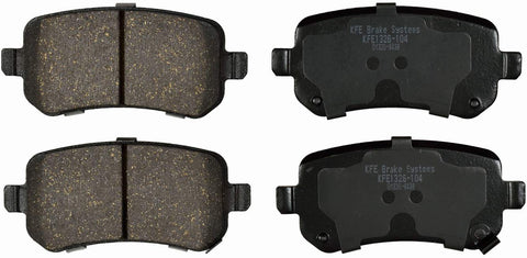 KFE Ultra Quiet Advanced KFE1326-104 Premium Ceramic REAR Brake Pad Set