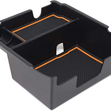 CupHolderHero for 2018-2020 Subaru Crosstrek and 2017-2020 Subaru Impreza Custom Fit Center Console Organizer Tray and Premium Cup Holder Liners Kit 22-pc Bundle (Orange Trim)