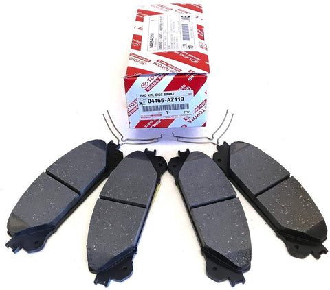 Genuine Toyota Premium Ceramic Front Brake Pad Set 04465-AZ119 | 2008-2013 Highlander | 2011-2016 Sienna