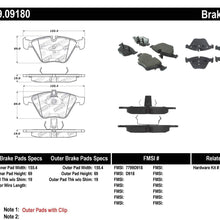 StopTech 309.09180 Street Performance Front Brake Pad