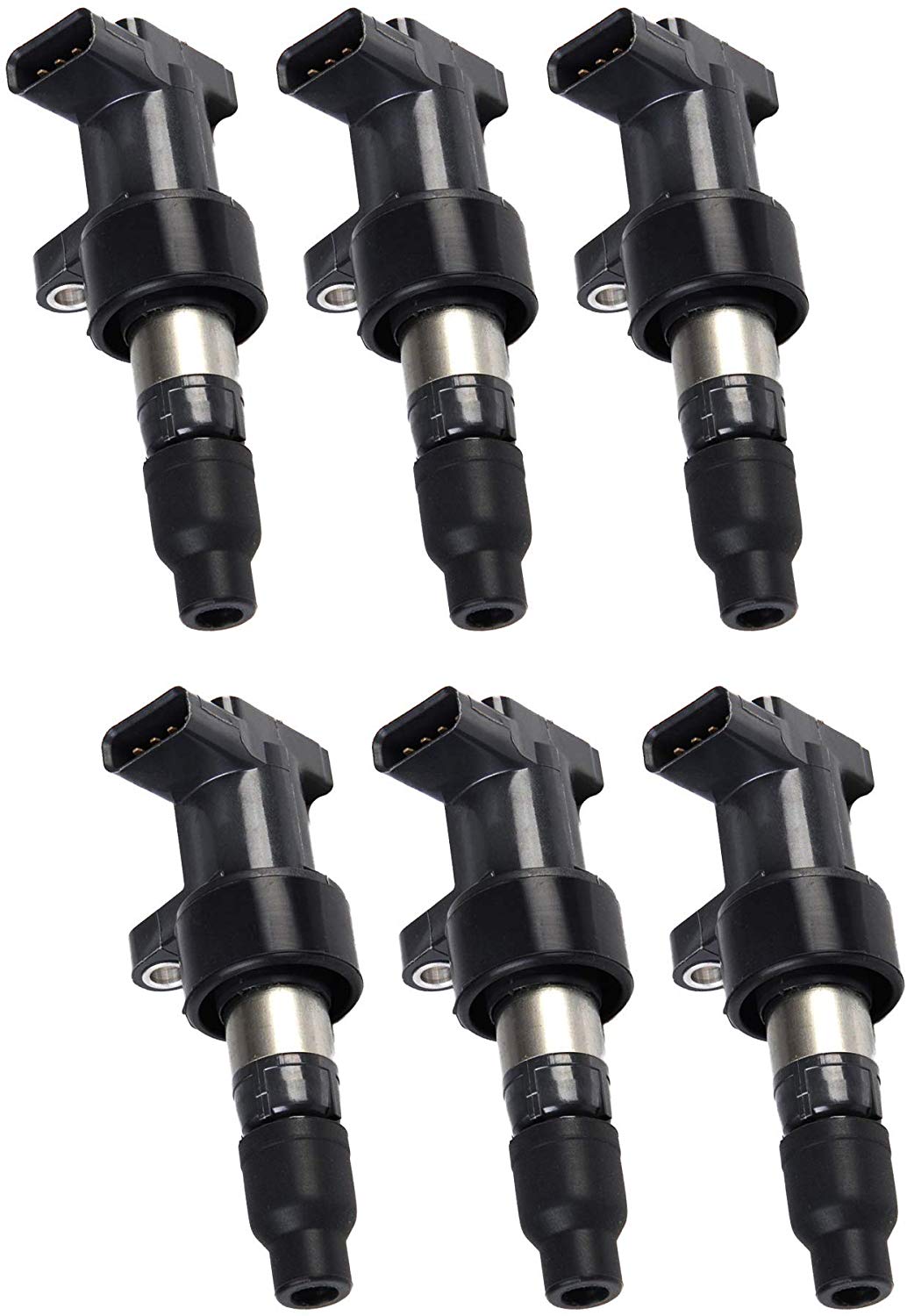 Pack of 6 Ignition Coils for 2002-2008 Jaguar S-Type X-Type 2.5L 3.0L V6 Compatible with UF-435 UF435 C1402