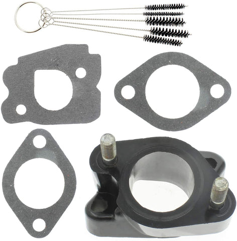 QAZAKY Carburetor Intake Manifold Spacer Joint Gasket Set Replacement for Yamaha G2 - G8 G9 G11 G14 4-Cycle Gas Club Car Golf Cart 5928 4745 4767 J38-13596-00 J38-1557-01-00 J38-13556-01-00