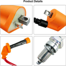 Qnbes Ignition Coil Spark Plug Fit for Suzuki LTZ400 Quadsport 2003-2013, Replace 33410-09F00 33410-26GA0