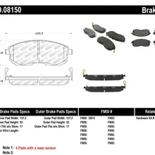 StopTech 309.08150 Street Performance Front Brake Pad
